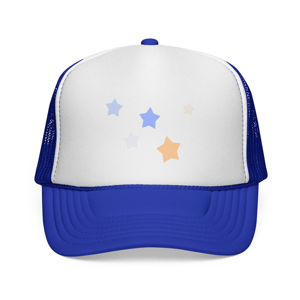 Unisex Cassiopeia Star Print Polyester Trucker Cap