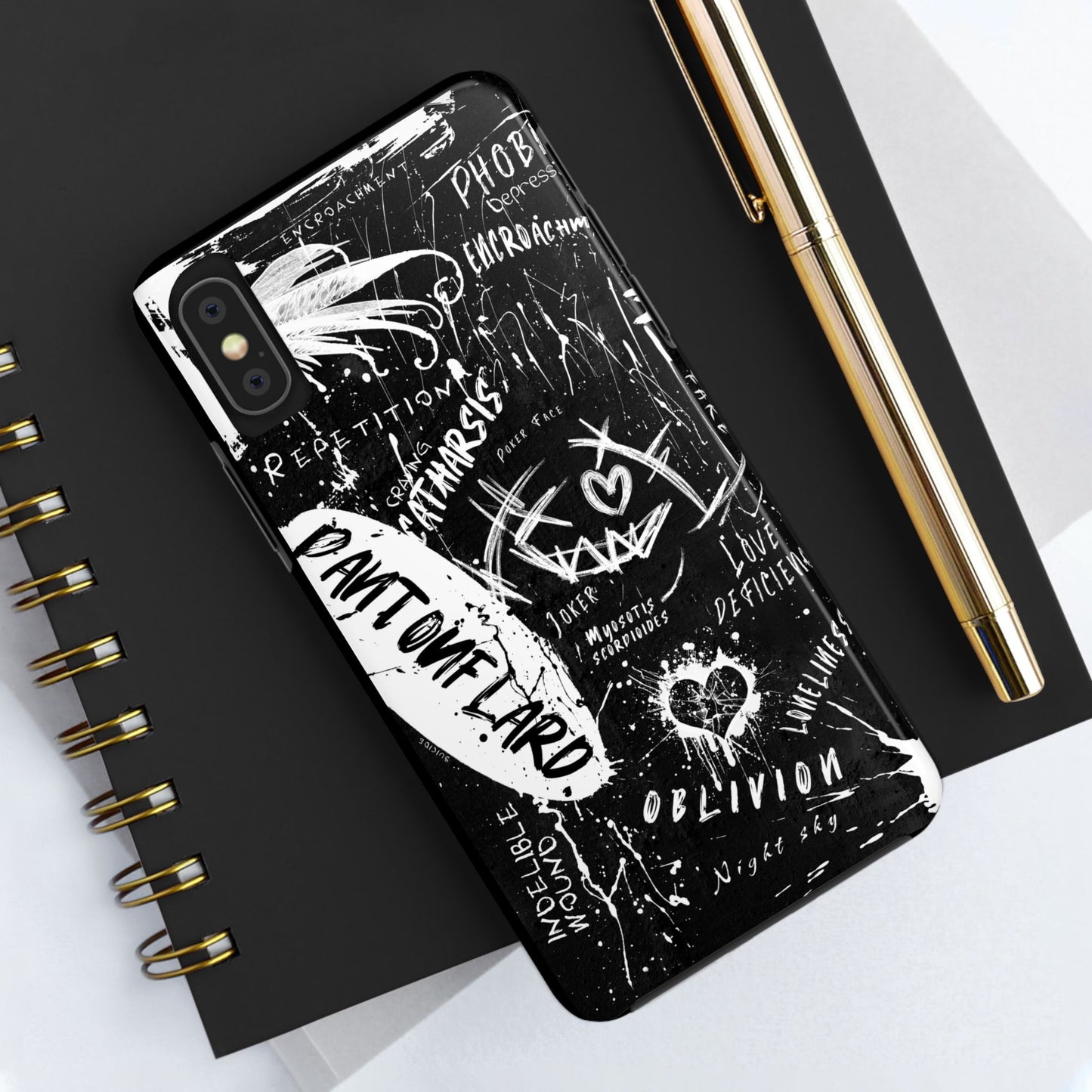 Edgy iPhone Cases for Tough Love - Perfect for Teens and Young Adults, Trendy Art, Unique Gift, Phone Accessories