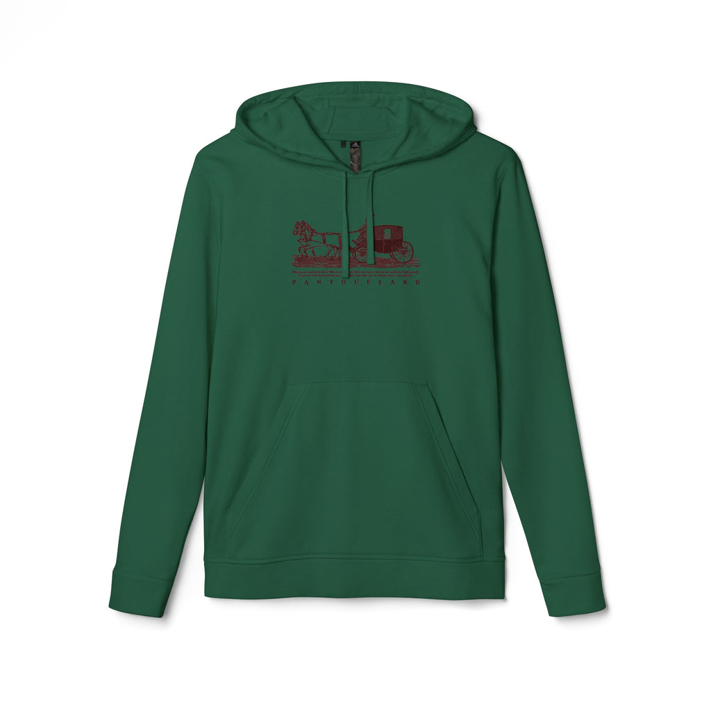 Old Money Tennis Club Hoodie - The Timeless Carriage I (Authentic Adidas Performance Fleece)