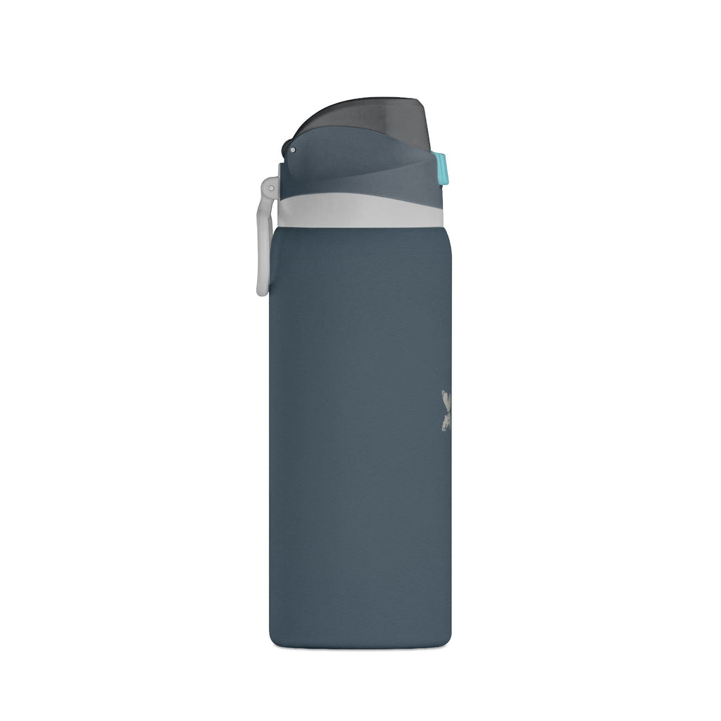 Lavender Romantic Floral Butterfly Quote 32oz Stainless Steel Oasis Water Bottle