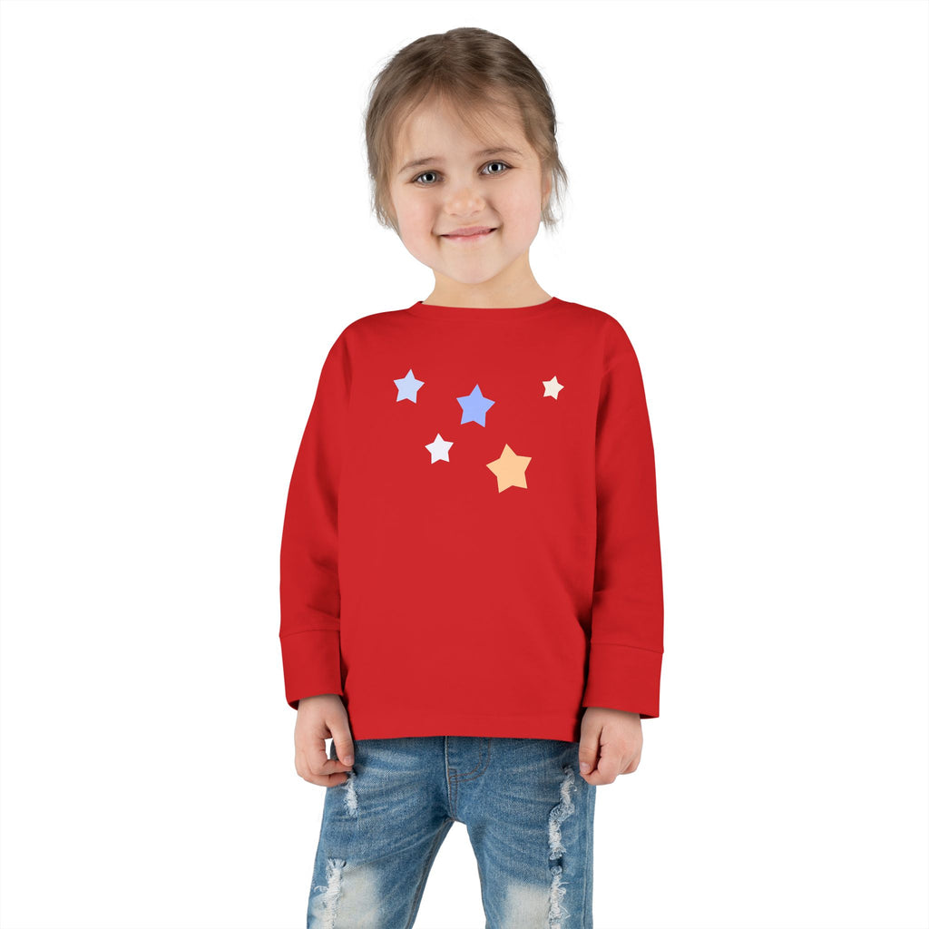 Toddler Cassiopeia Star Print Cotton Baby Long Sleeve Tee