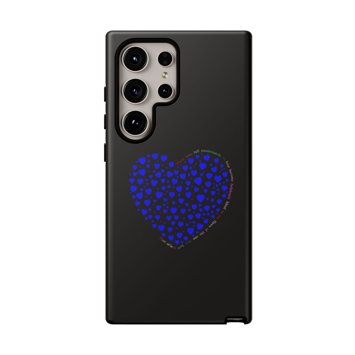 Fundas de corazón azul para teléfonos iPhone, Galaxy, Google Pixel (54 tipos)