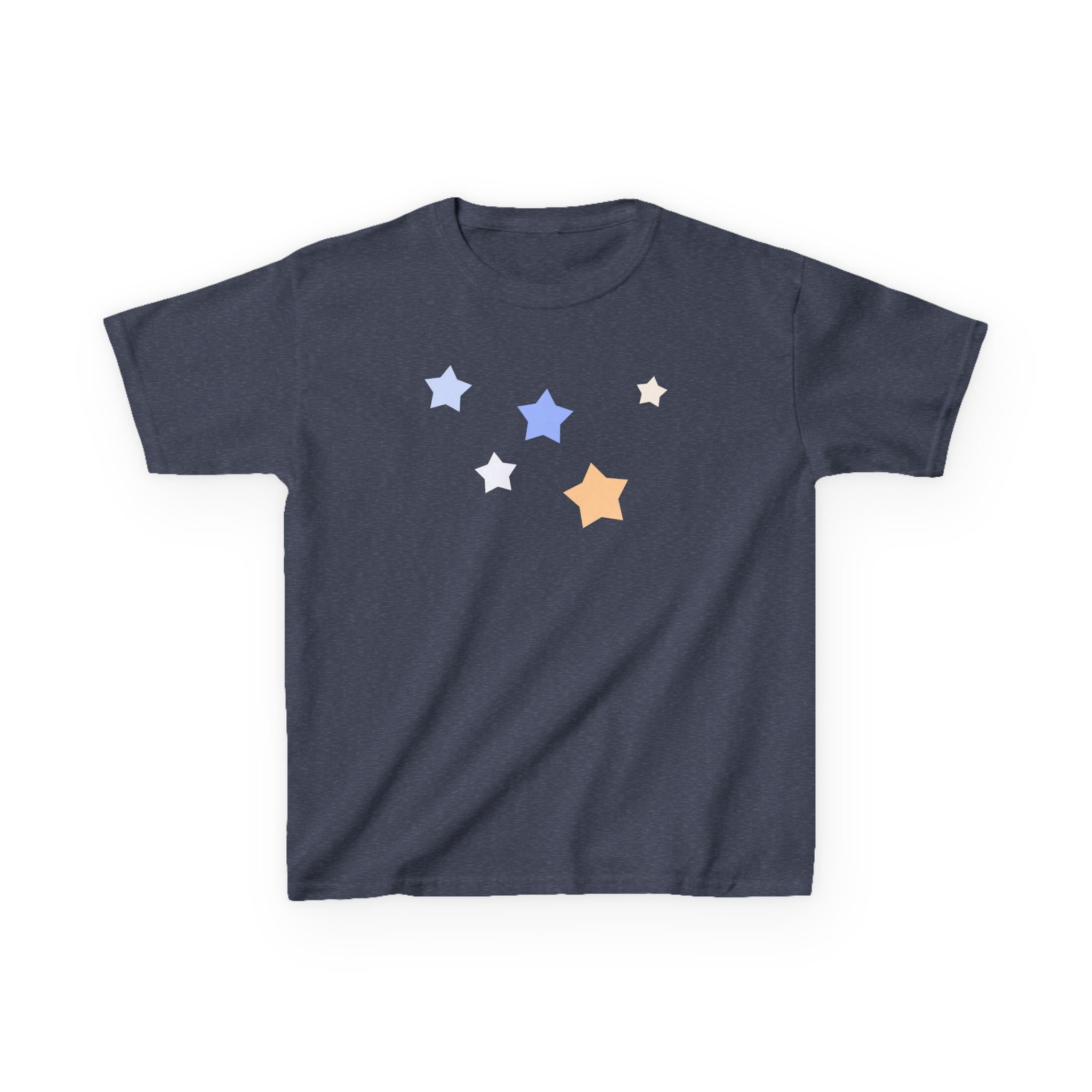 Kids Boys' & Girls' Cassiopeia Constellation Graphic T-Shirt - W-Shape Heavy Cotton Tee
