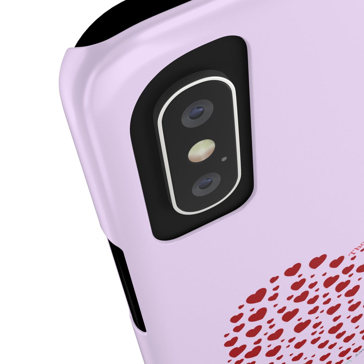 Funda delgada Red Heart para iPhone