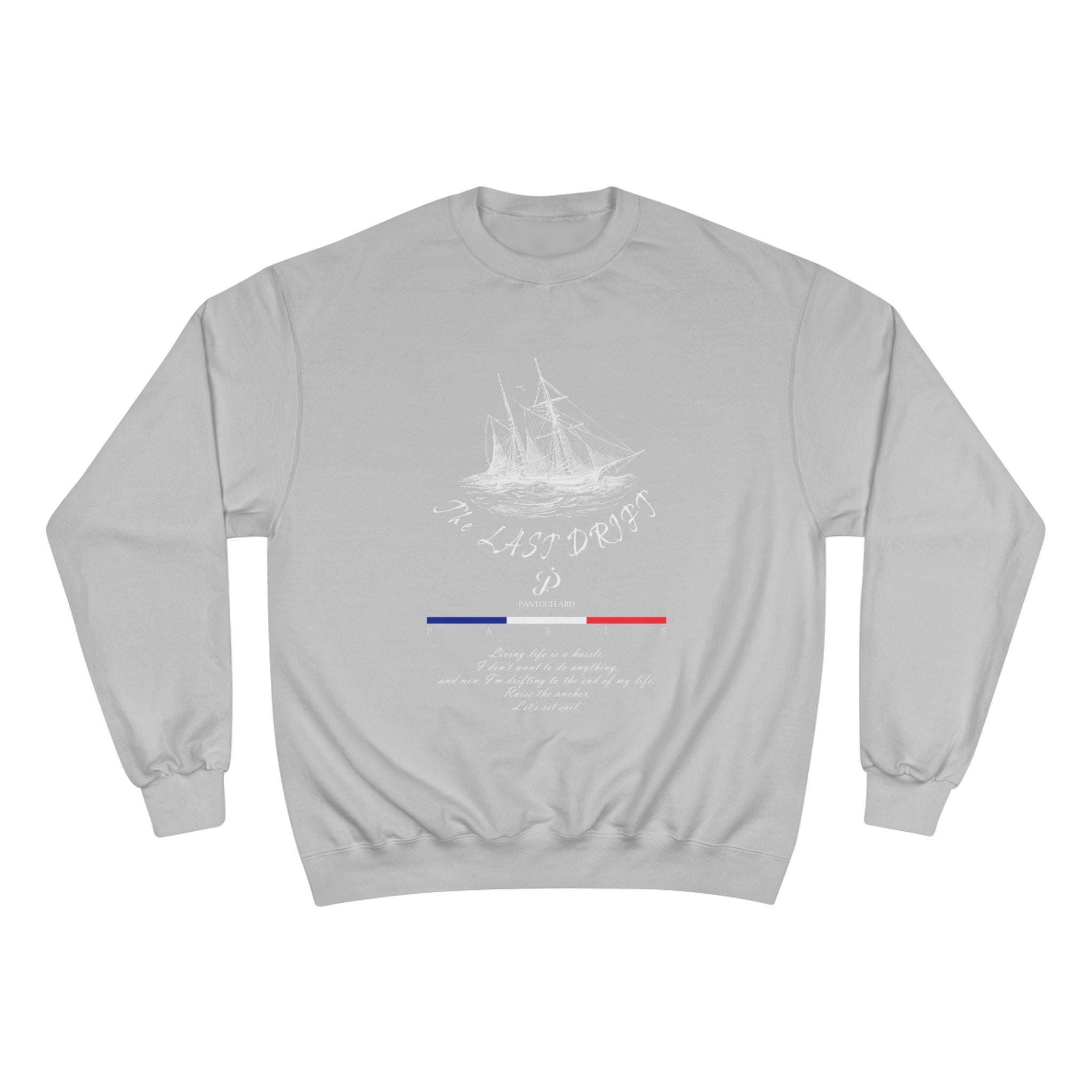 Old Money Nautical Champion Crewneck - The Last Drift II (Paris Streetwear Aesthetic)