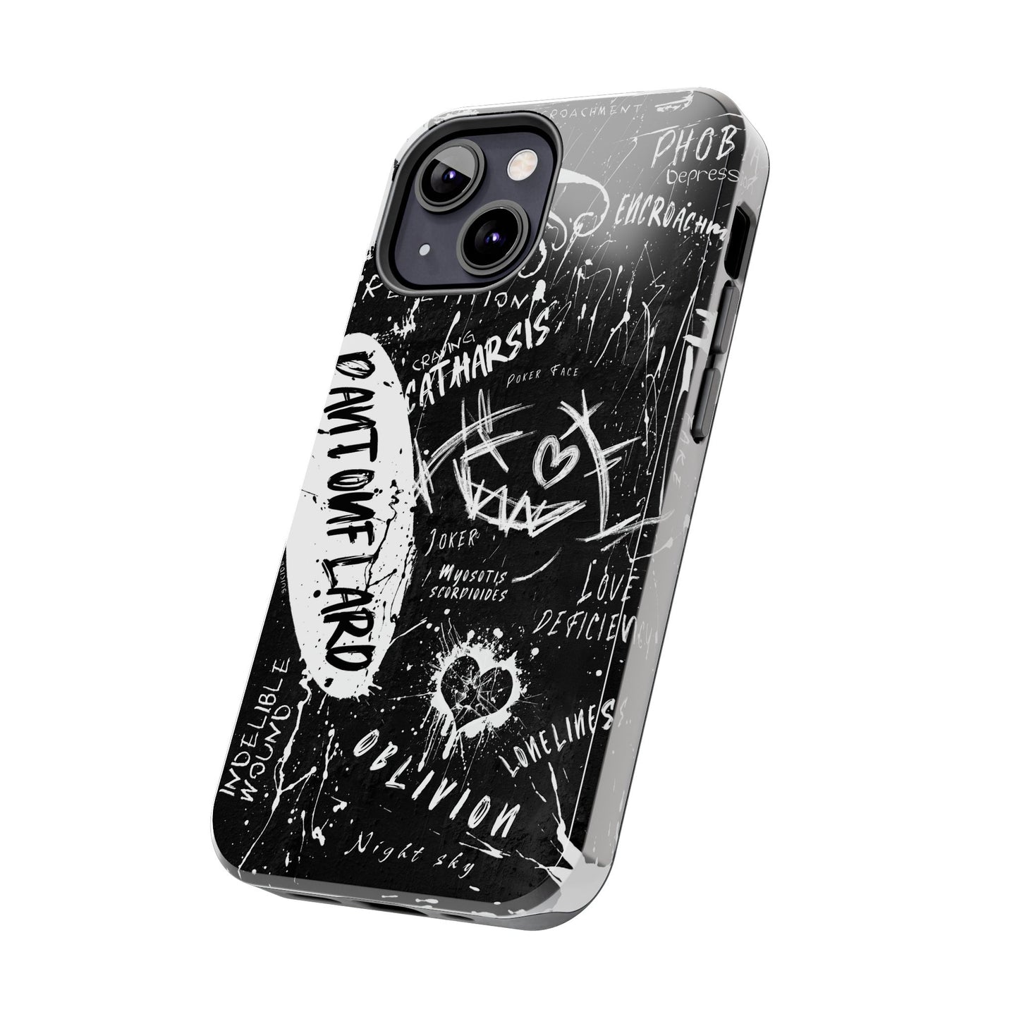 Edgy iPhone Cases for Tough Love - Perfect for Teens and Young Adults, Trendy Art, Unique Gift, Phone Accessories