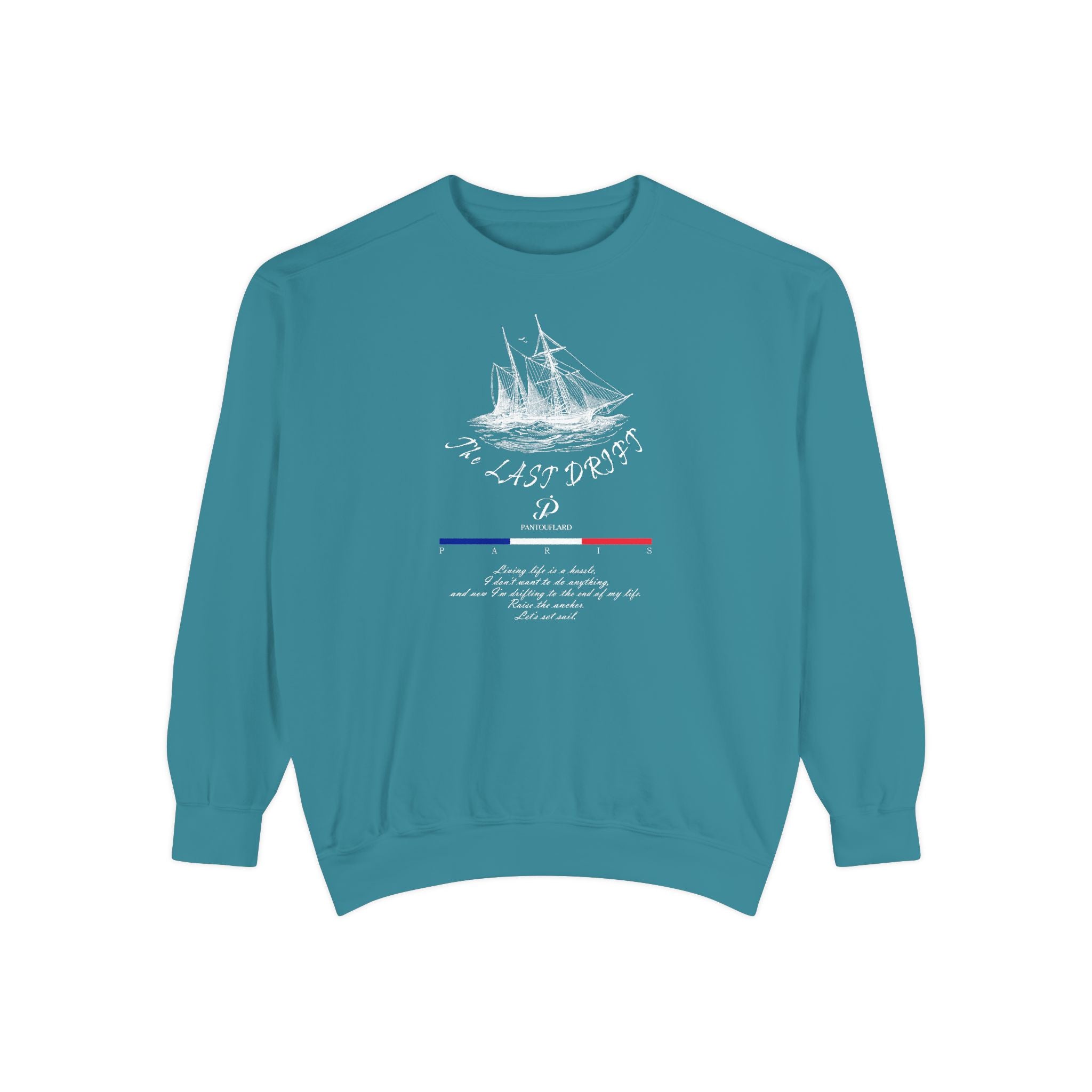 Unisex Navy Last Drift Cotton Blend Sweatshirt