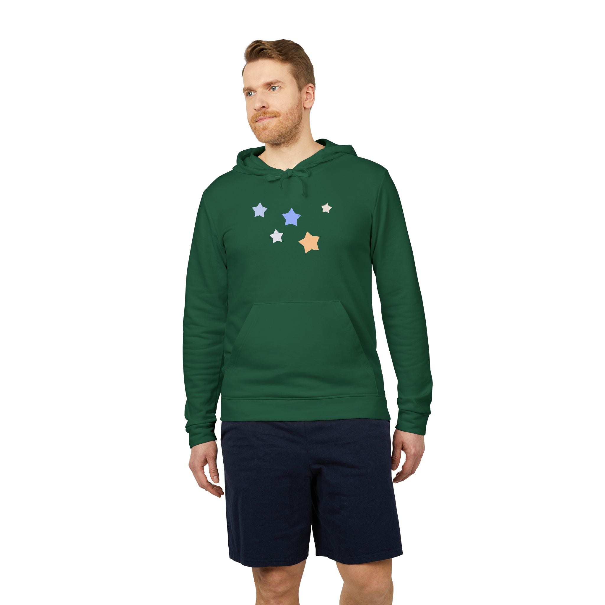 Adidas Cassiopeia Constellation Graphic Hoodie - W-Shape Eco Fleece Pullover
