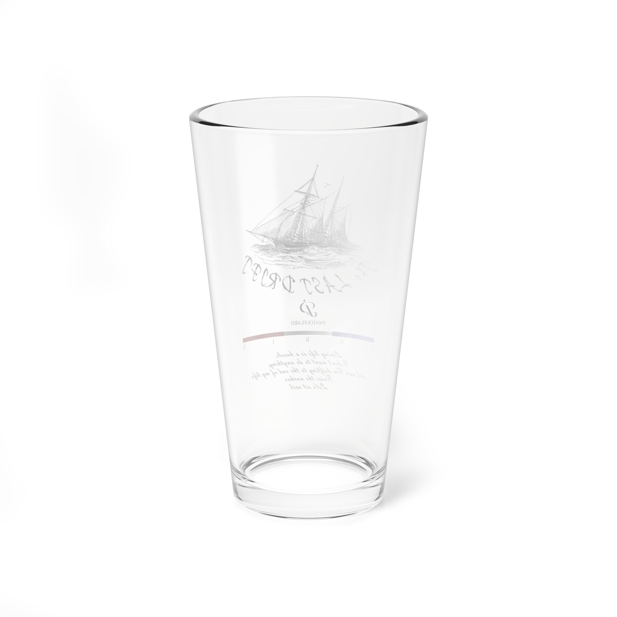 Clear Pantouflard The Last Drift 16oz Mixing Glass