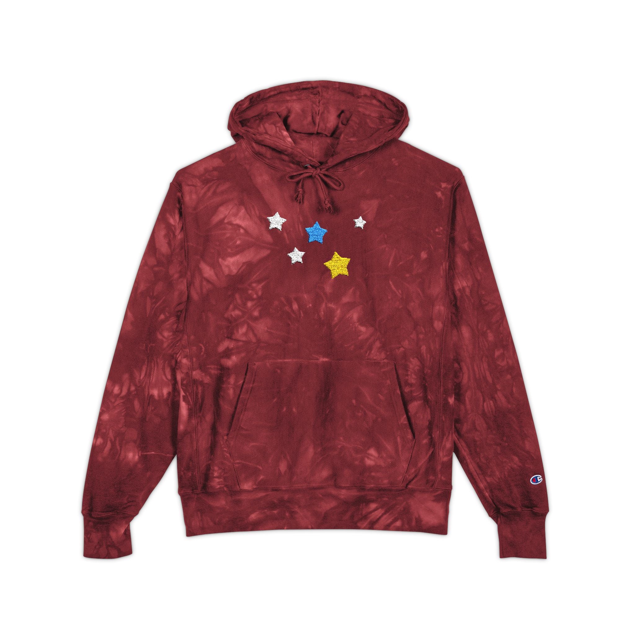 Champion Cassiopeia Constellation Tie-Dye Hoodie - W-Shape Reverse Weave Pullover