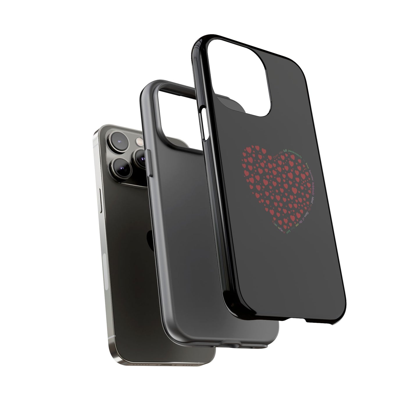Fundas de corazón rojo para teléfonos iPhone, Galaxy, Google Pixel (54 tipos)