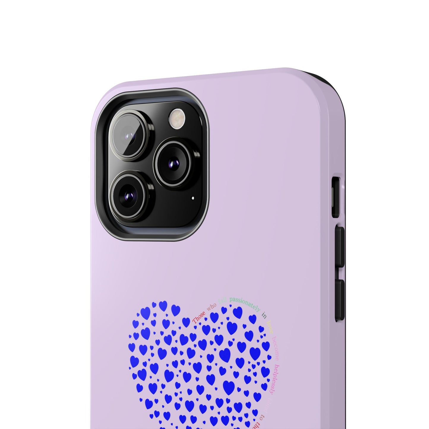 Blue Heart Design Tough iPhone Cases