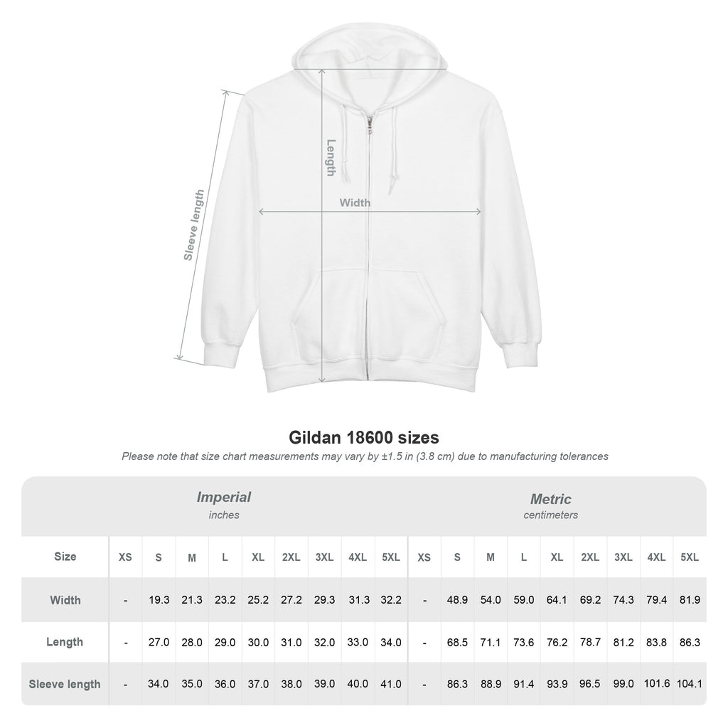 Old Money Aesthetic Zip-Up Hoodie - Back print Heavyweight