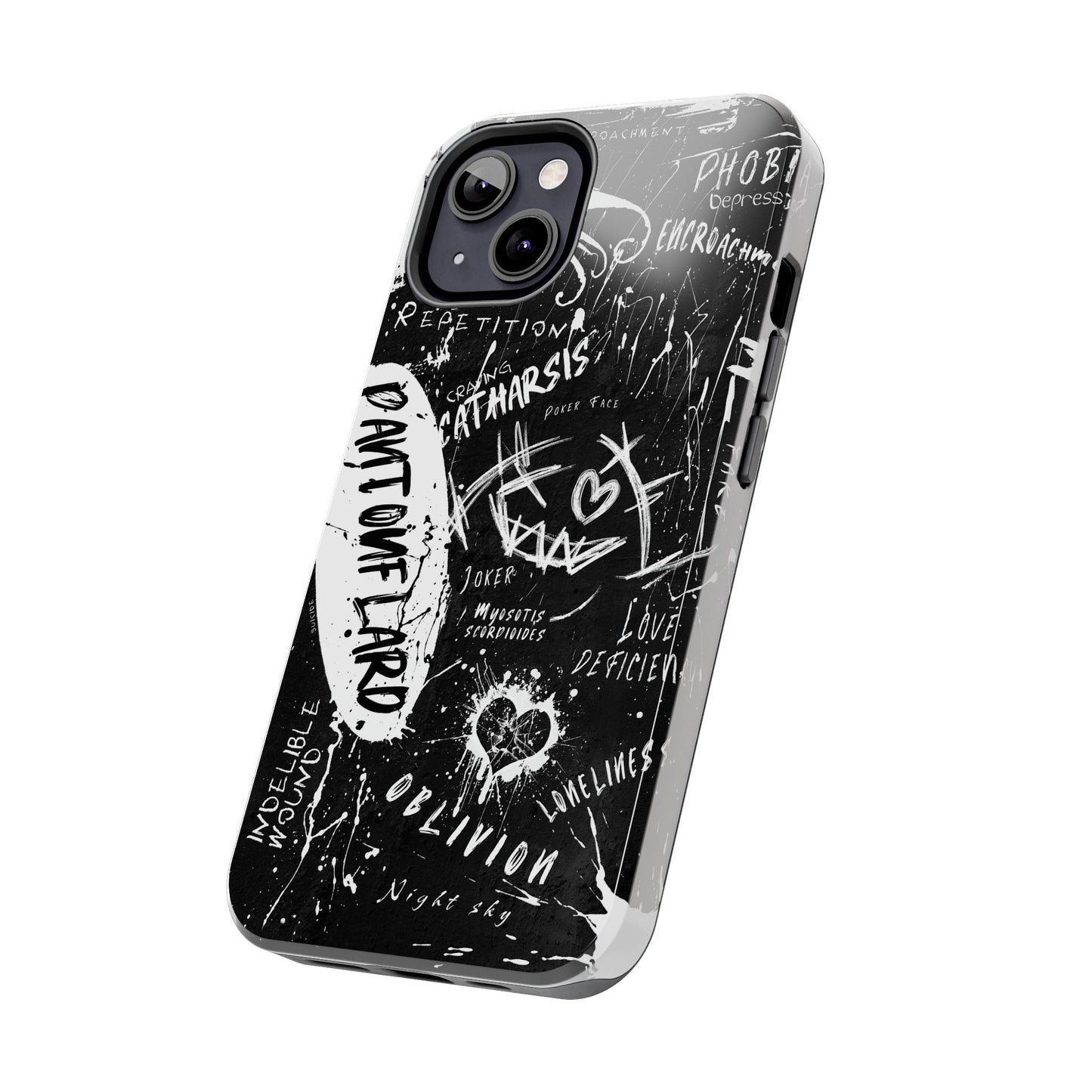 Edgy iPhone Cases for Tough Love - Perfect for Teens and Young Adults, Trendy Art, Unique Gift, Phone Accessories