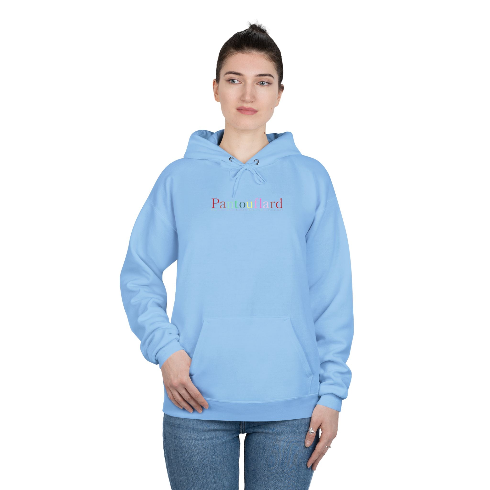 Pantouflard Graphic Eco-Fleece Hoodie | Sustainable Cotton Blend Pullover