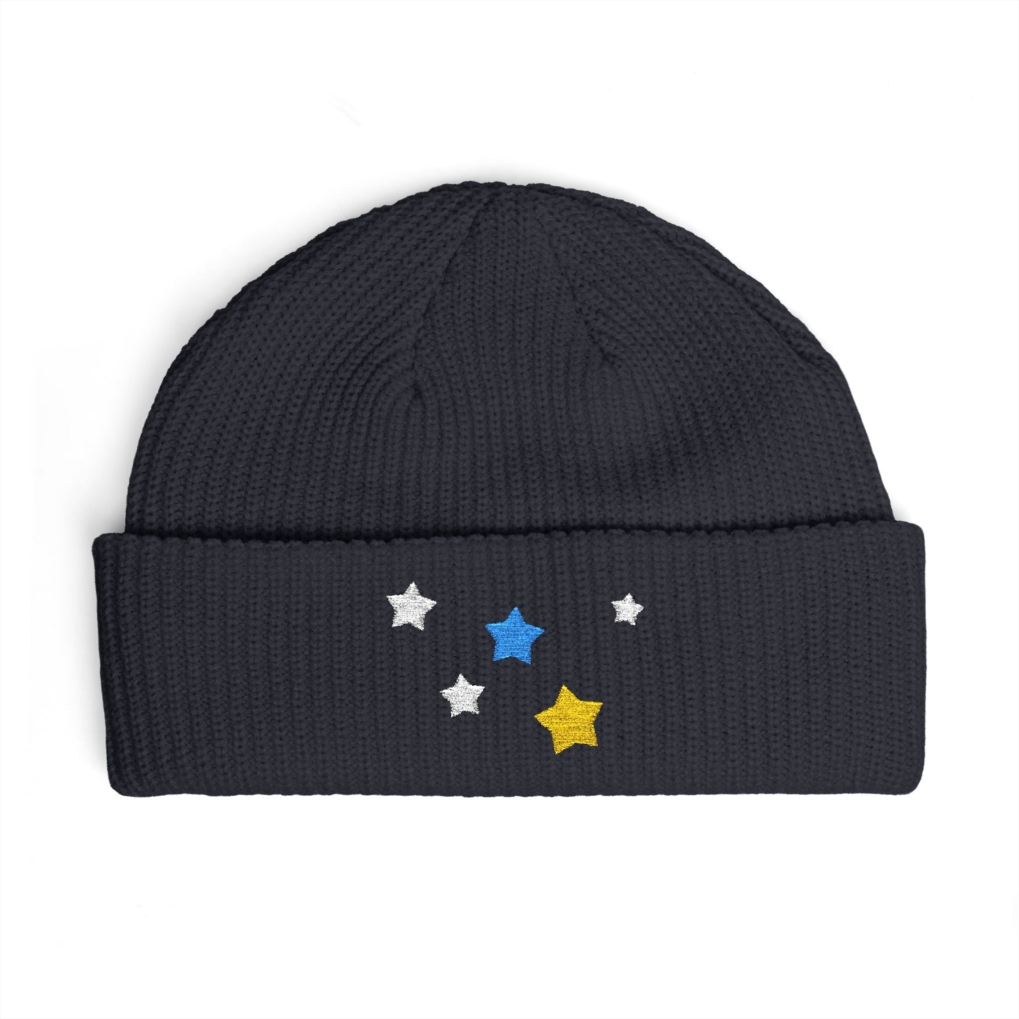 Pastel Lime color Kitschy Cassiopeia Constellation 100% Acrylic Cuff Beanie