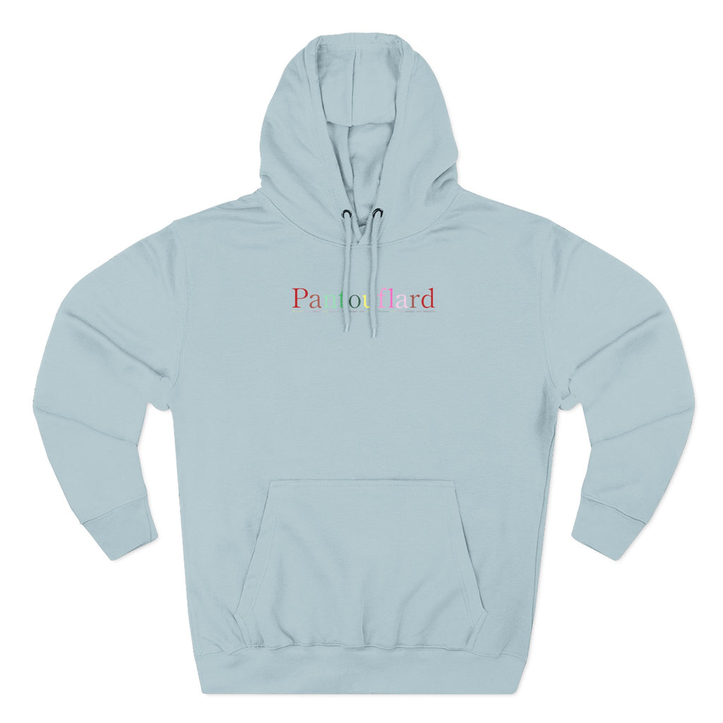Old Money Aesthetic Premium Hoodie - Pantouflard Colorful Logo (Lane Seven 3-End Fleece)