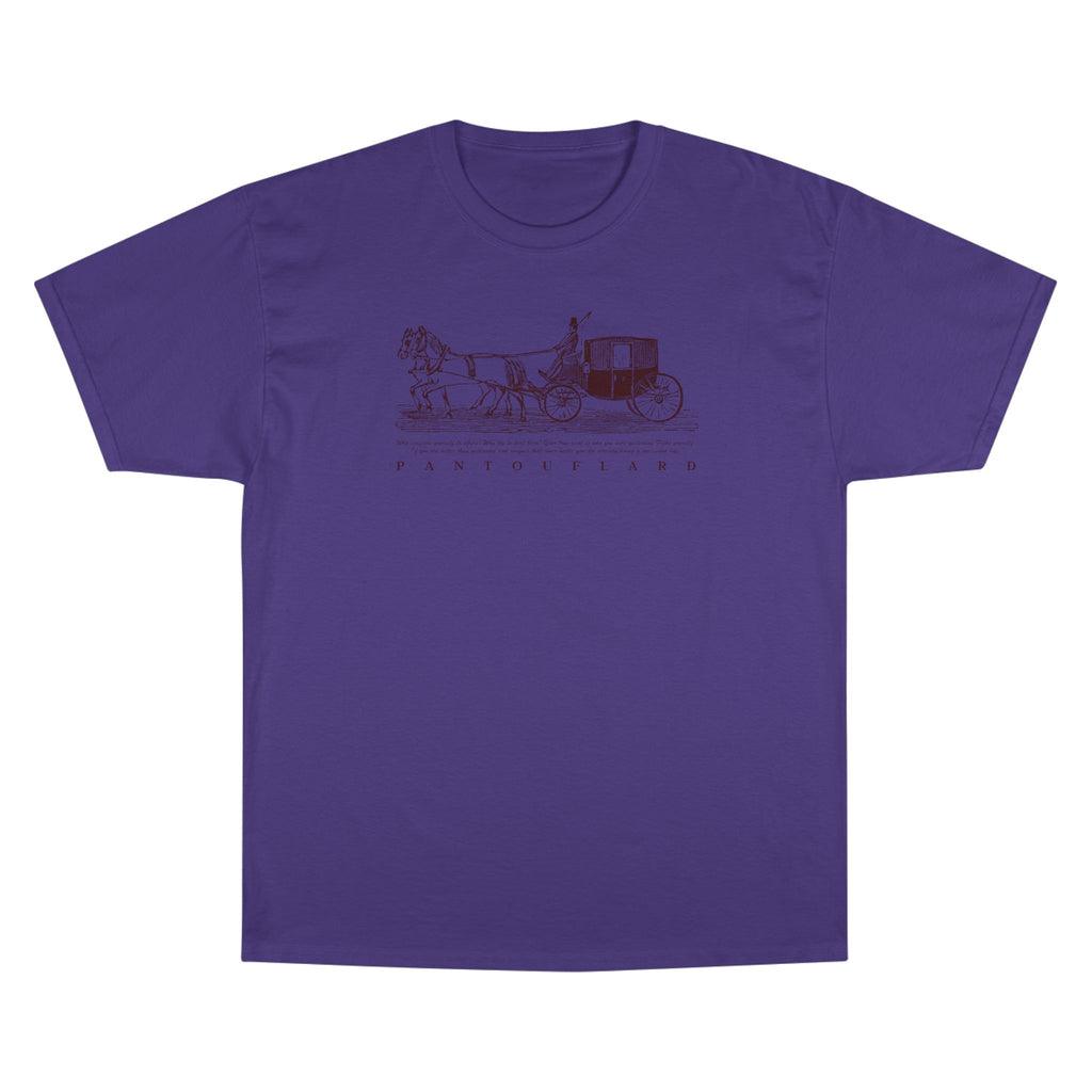 Unisex Burnt Orange Champion Vintage Carriage 100% Cotton T-Shirt