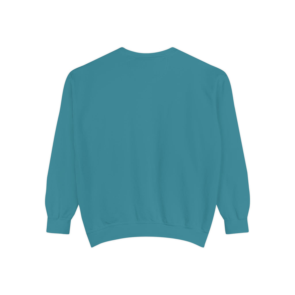 Unisex Navy Vintage Carriage Graphic Cotton Blend Sweatshirt