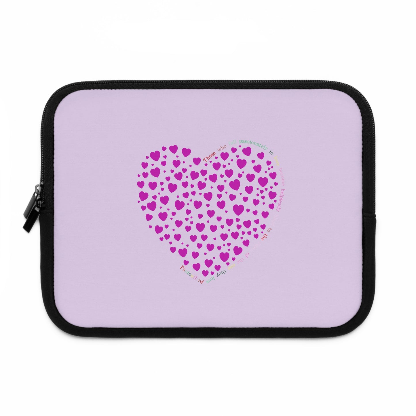 Pink Heart Laptop Sleeve