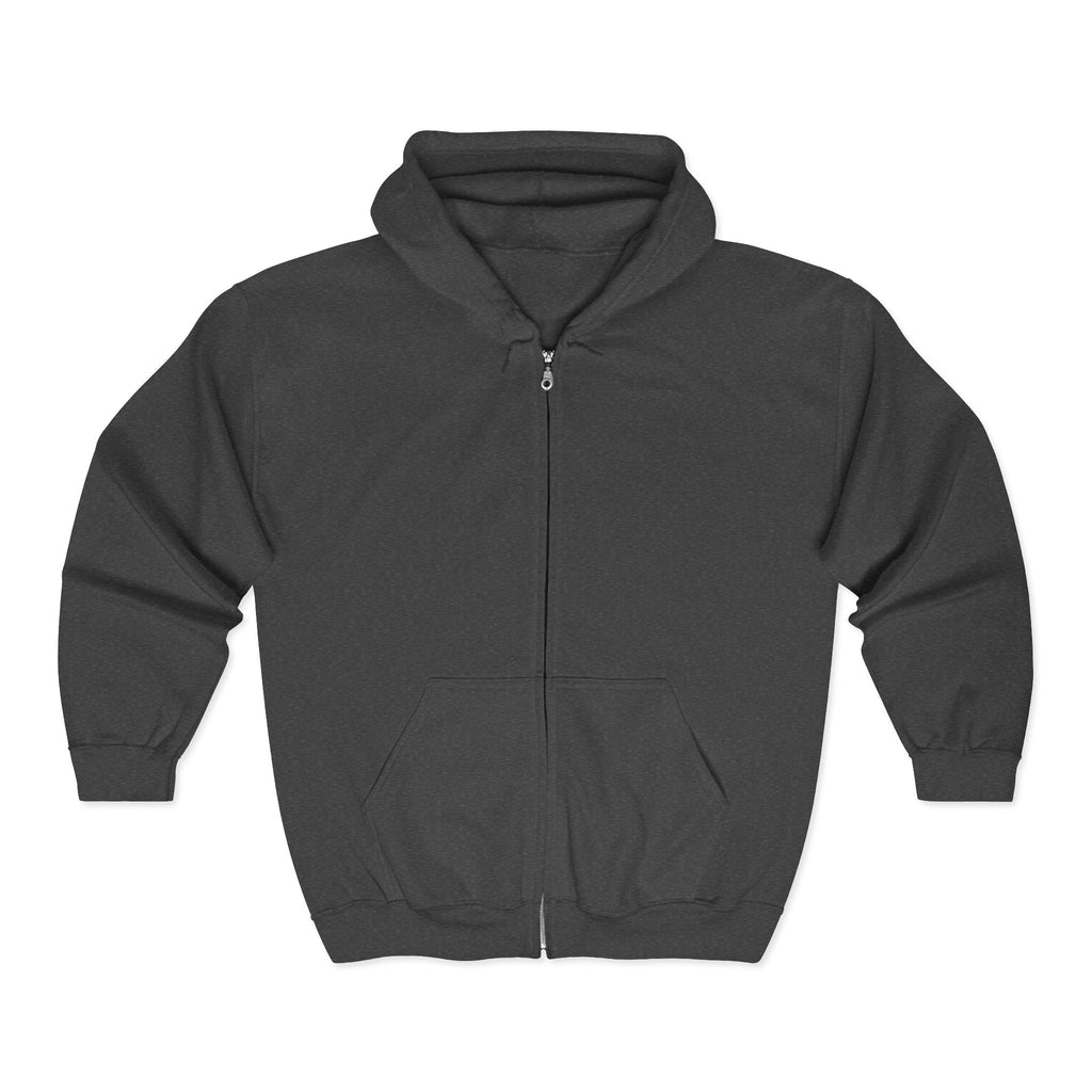 Old Money Aesthetic Zip-Up Hoodie - Back print Heavyweight