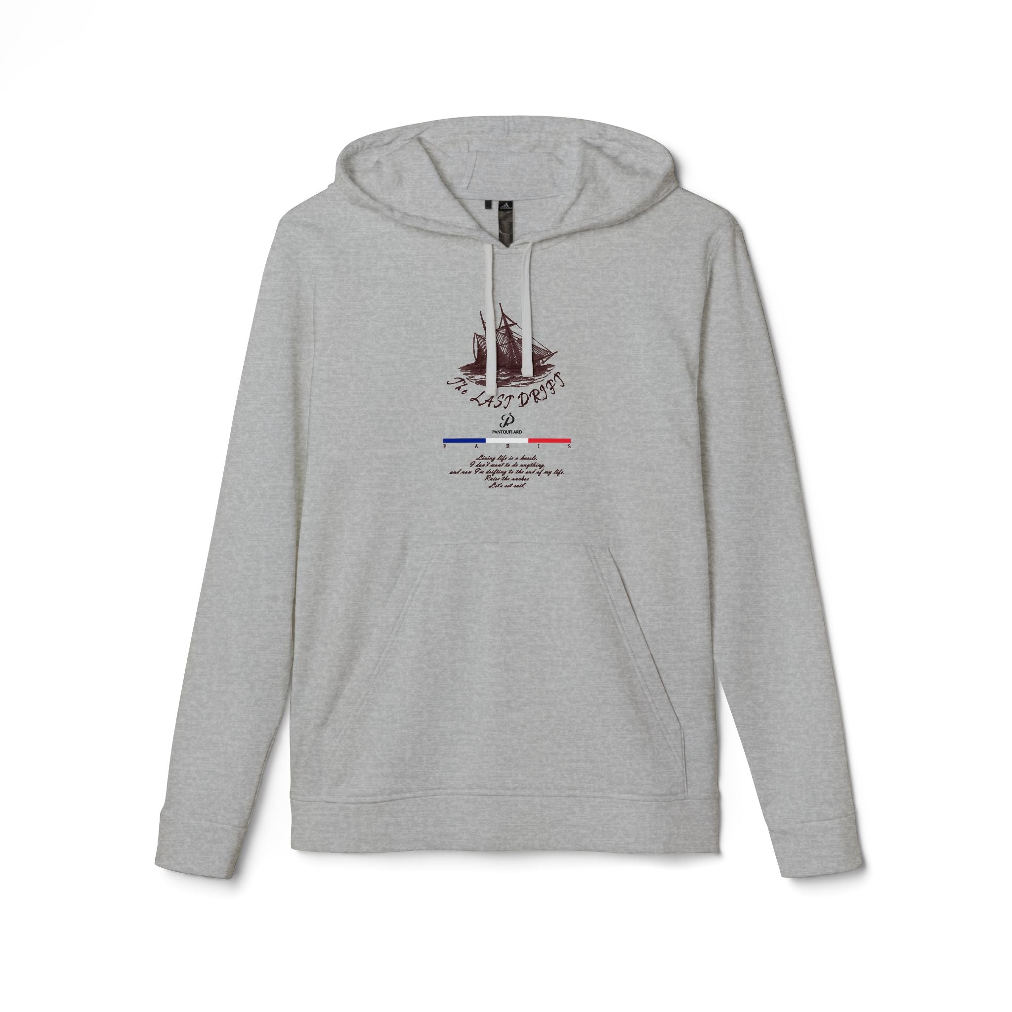Old Money Yacht Club Hoodie - The Last Drift I (Authentic Adidas Sporty Rich Fleece)