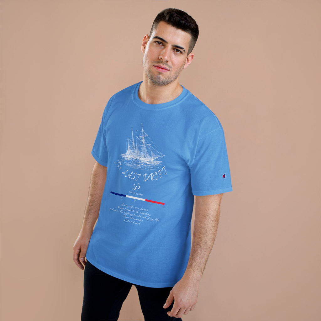 Champion Unisex Black Last Drift Cotton T-Shirt
