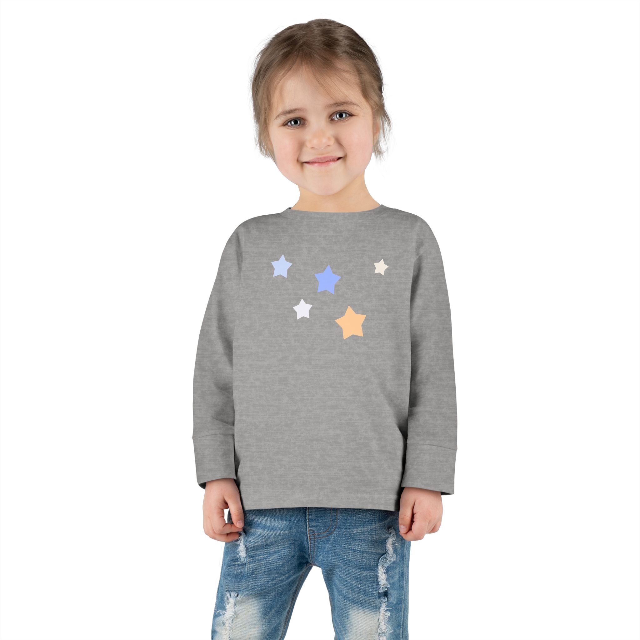 Toddler Cassiopeia Star Print Cotton Baby Long Sleeve Tee