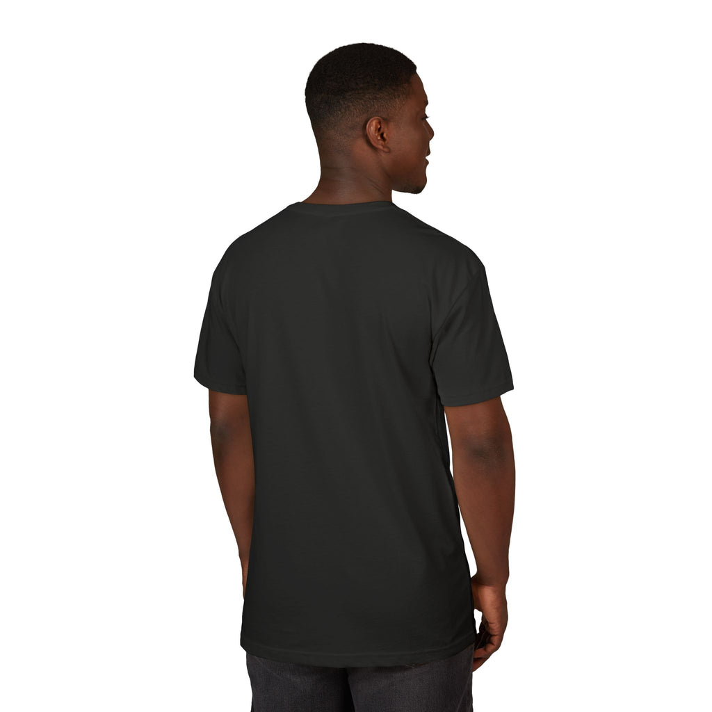 Men's & Women's Black Sueded T-Shirt - Ultra Soft 60/40 Cotton Poly Blend Graphic Tee