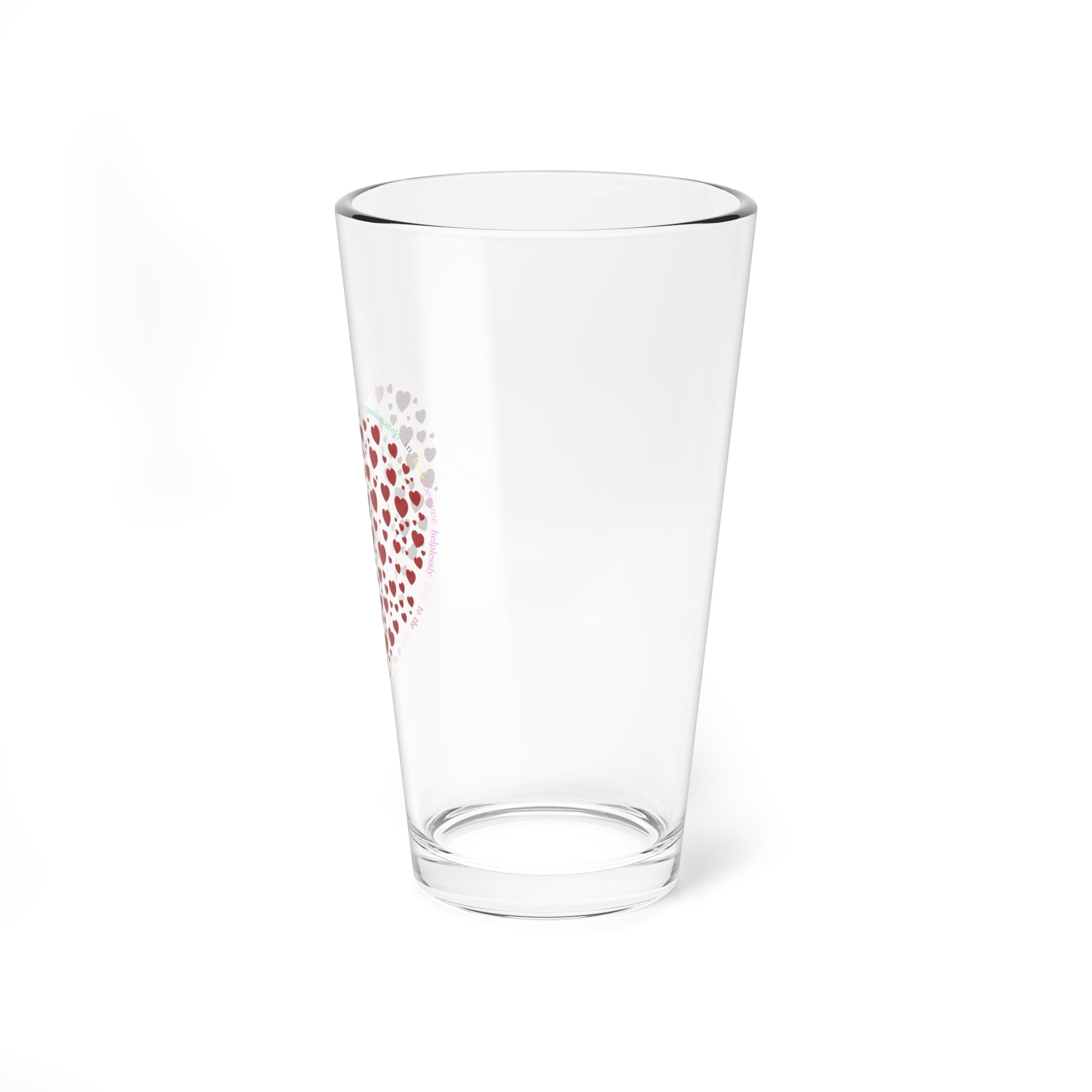 Clear Pantouflard 'Heart of Hearts' Romantic Solid Glass Mixer