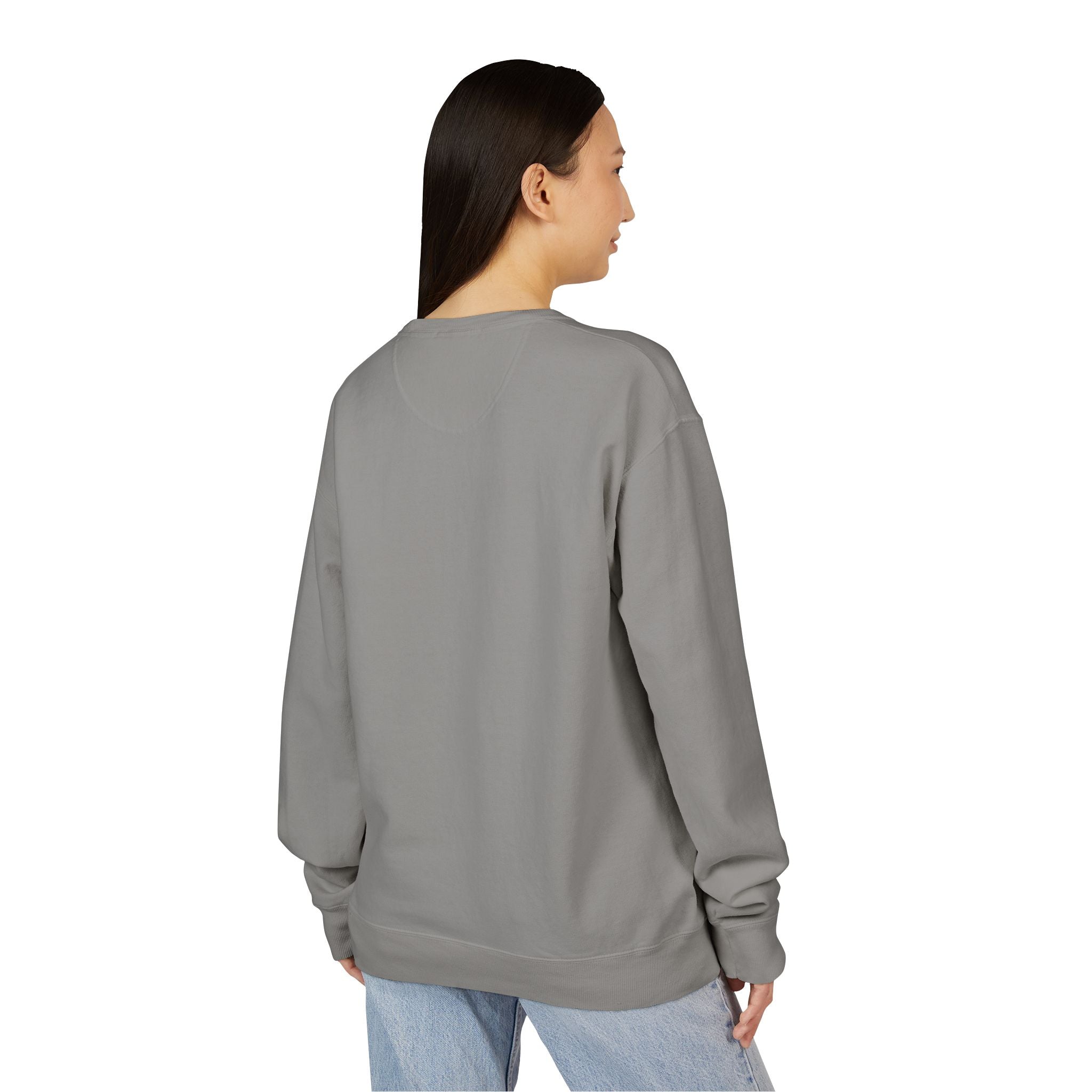Old Money Equestrian Heritage Crewneck - The Nostalgic Journey II (Dark Academia Garment-Dyed Sweatshirt)