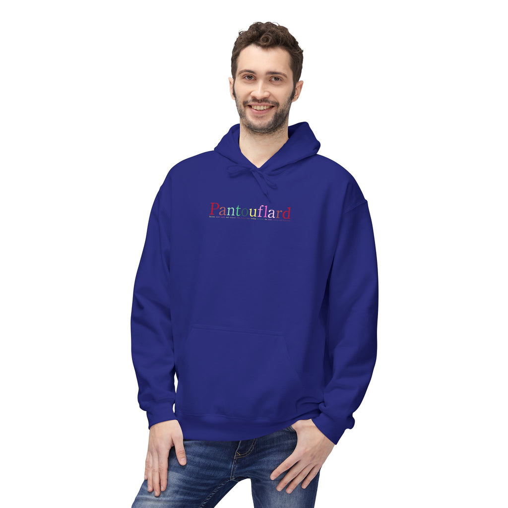 Old Money Aesthetic Premium Hoodie - Pantouflard Logo (Gildan Hammer Heavyweight Fleece)
