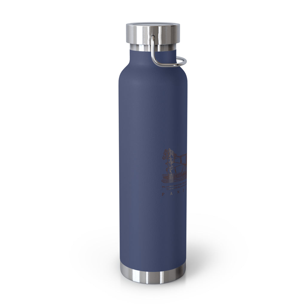Orange Vintage Carriage Quote 22oz Copper Vacuum Insulated Bottle