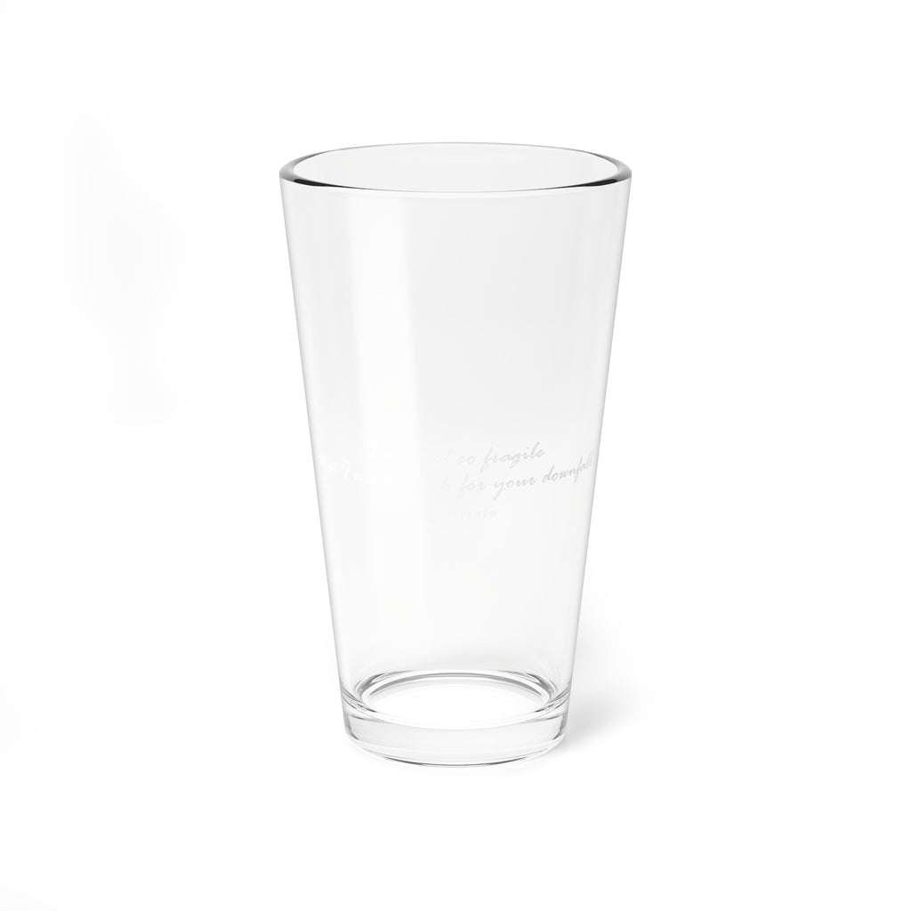 Clear Pantouflard Inspirational Quote Solid Glass Mixer