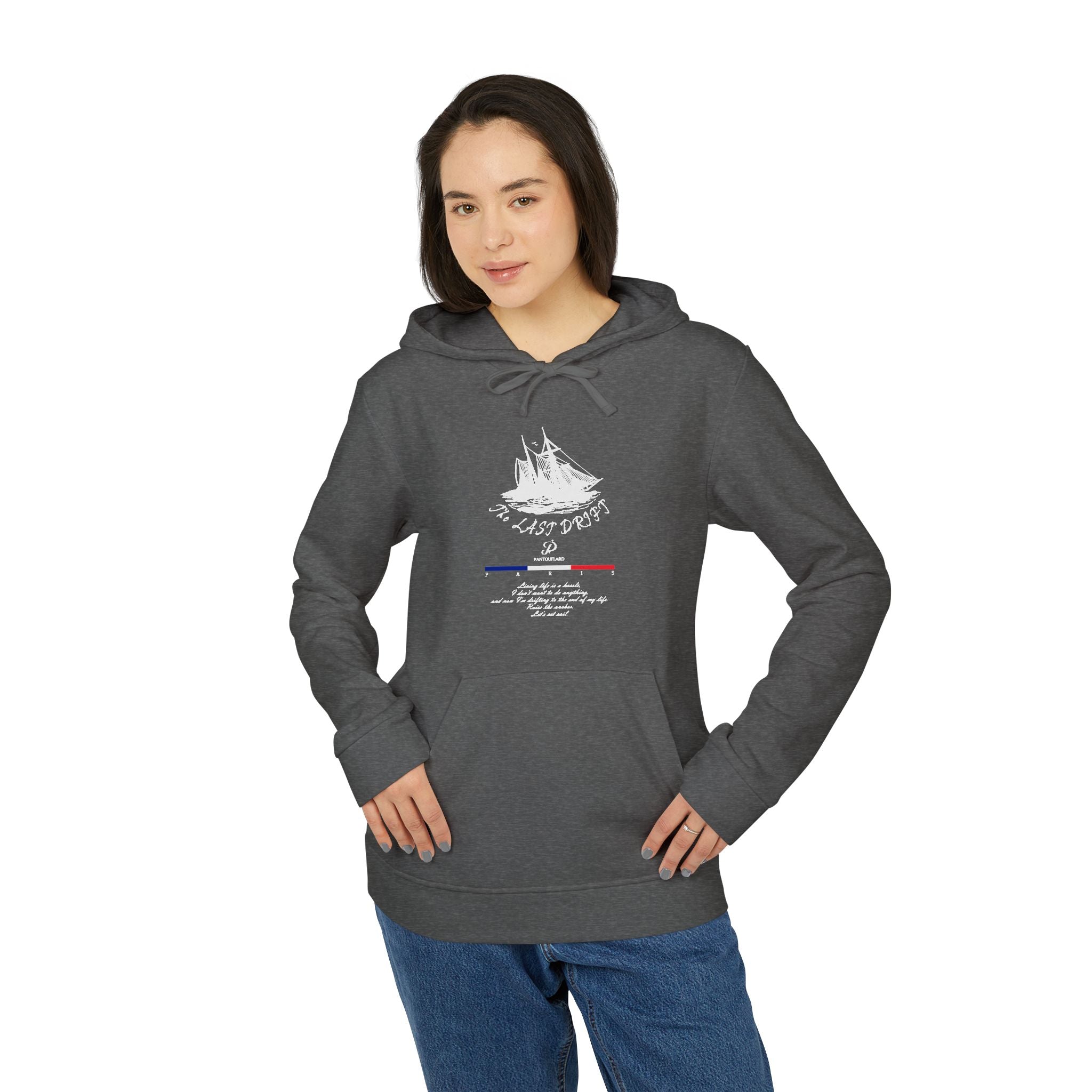 Old Money Yacht Club Hoodie - The Last Drift II (Authentic Adidas Sporty Rich Fleece)