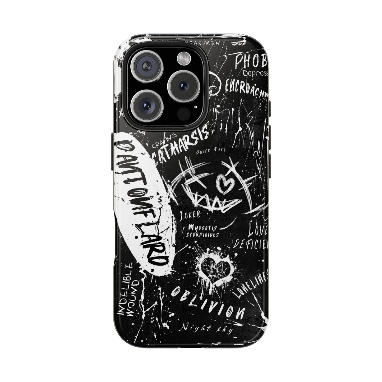 Edgy iPhone Cases for Tough Love - Perfect for Teens and Young Adults, Trendy Art, Unique Gift, Phone Accessories