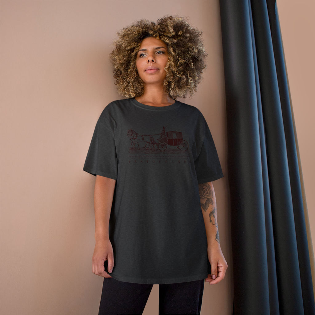 Unisex Burnt Orange Champion Vintage Carriage 100% Cotton T-Shirt