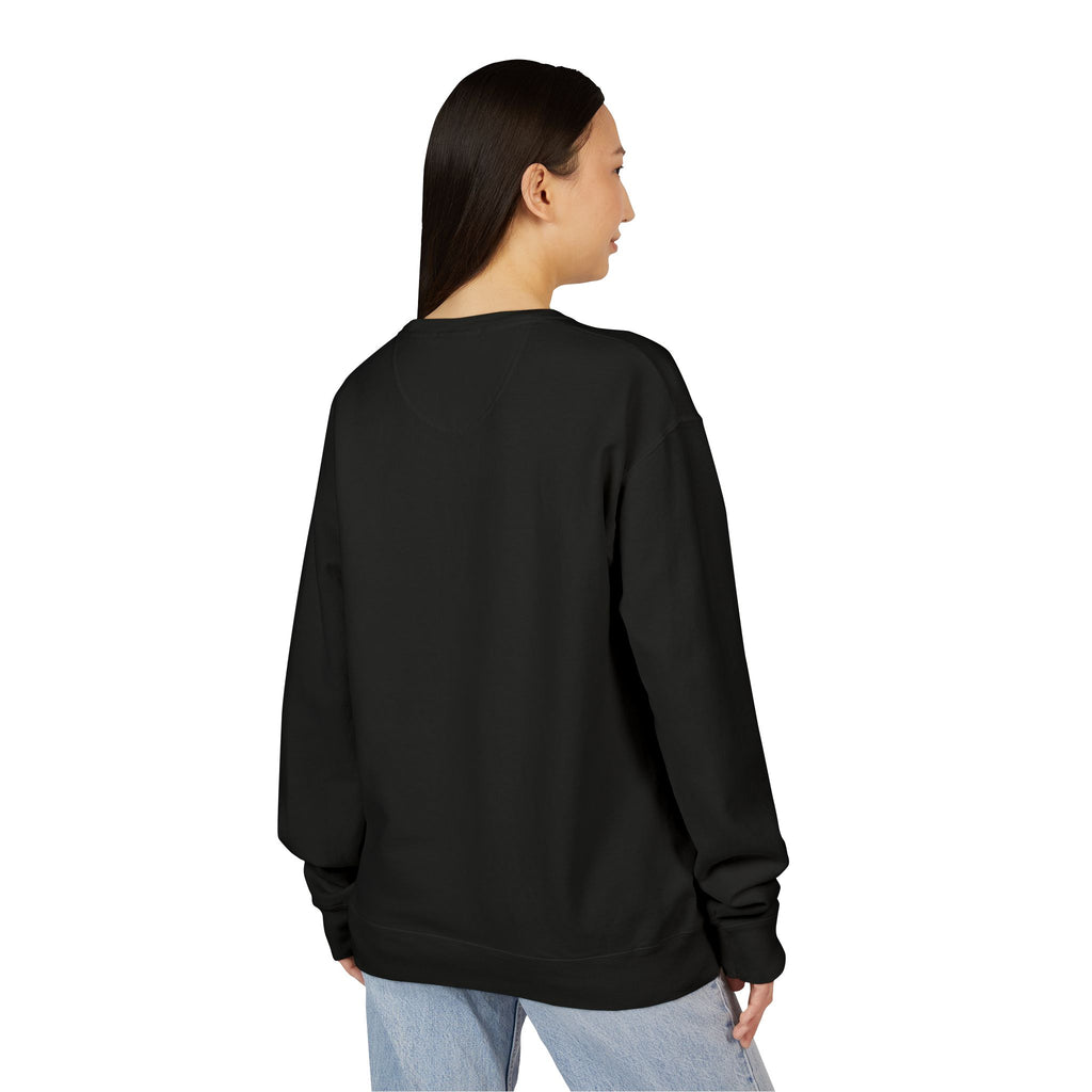 Old Money Equestrian Heritage Crewneck - The Nostalgic Journey I (Dark Academia Garment-Dyed Sweatshirt)