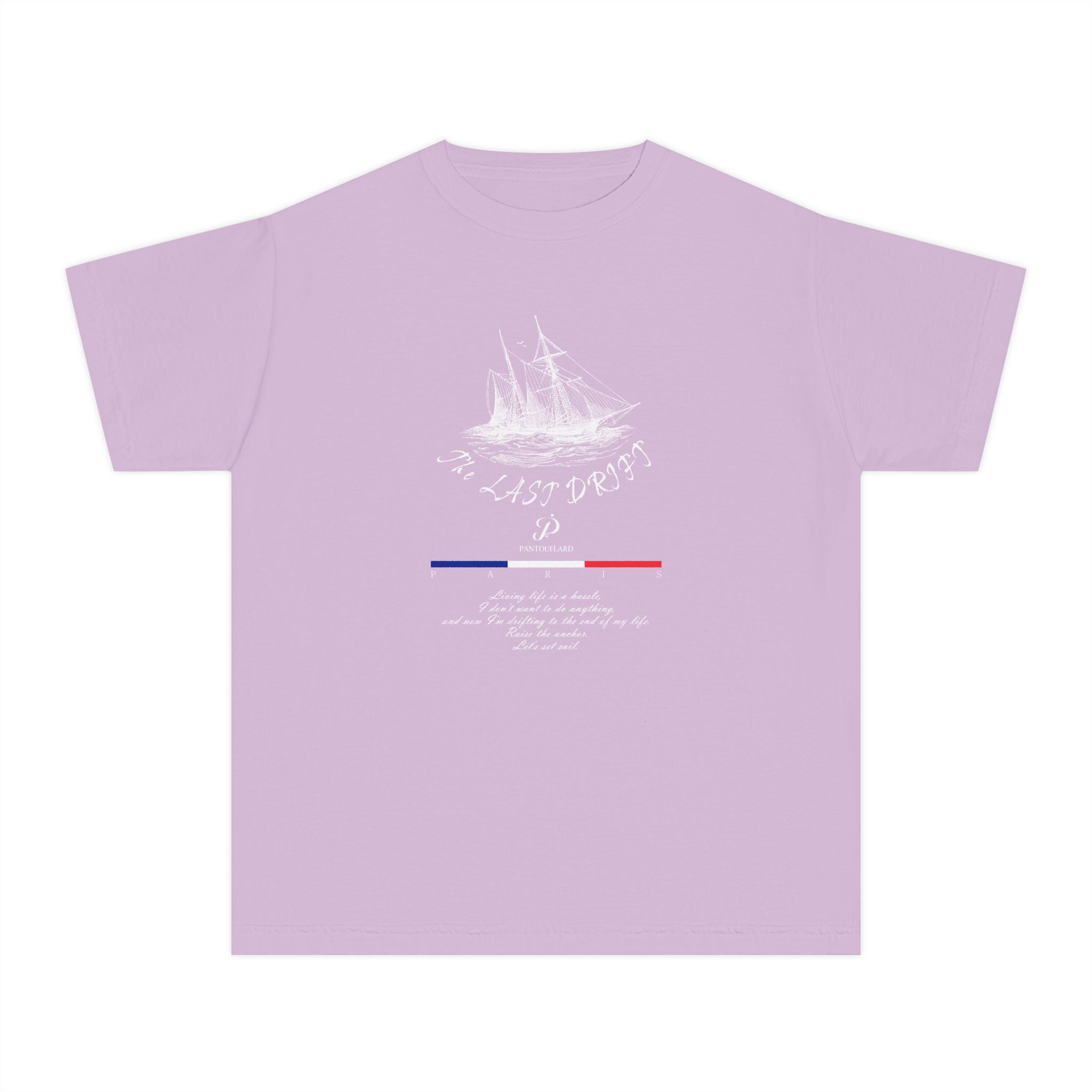 Old Money Nautical Heritage Tee - The Last Drift II (Comfort Colors Garment-Dyed Shirt)