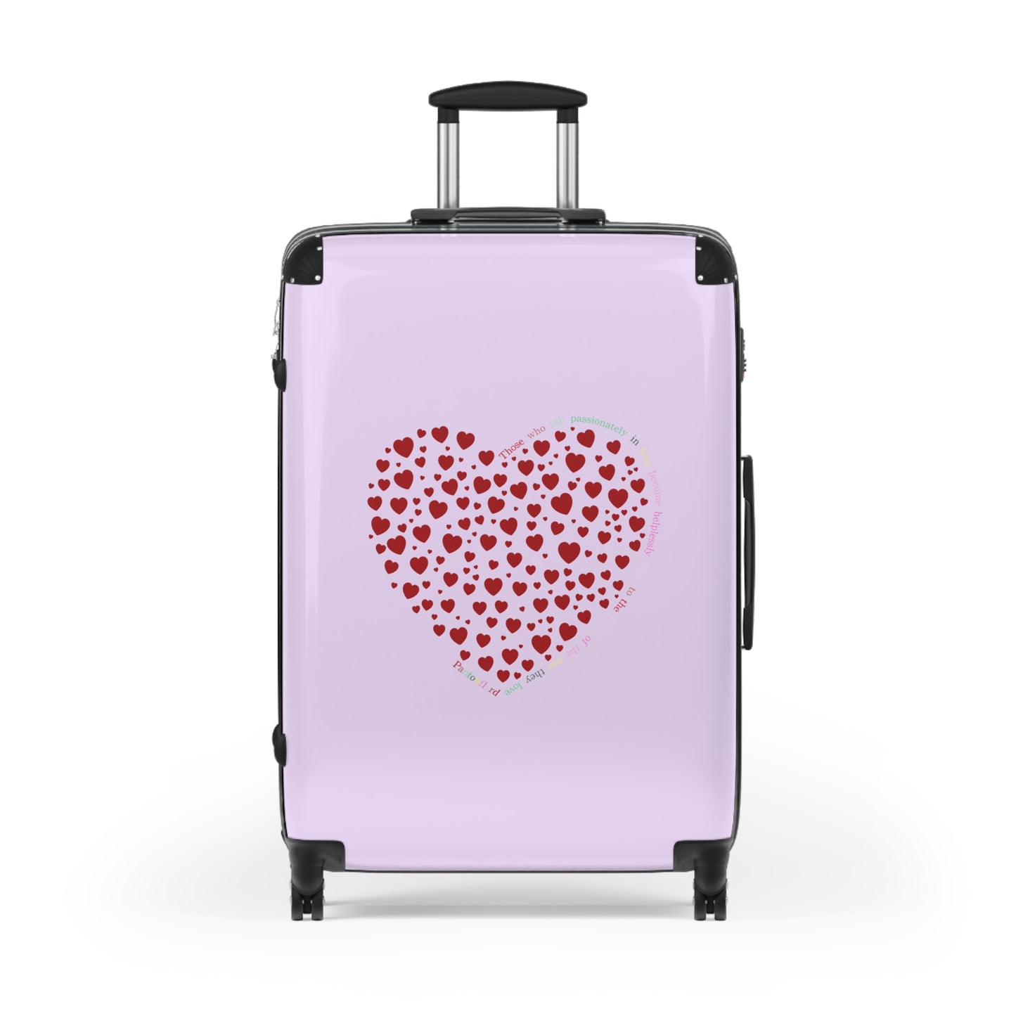 Travel carrier, Travel Suitcases Red Heart Design
