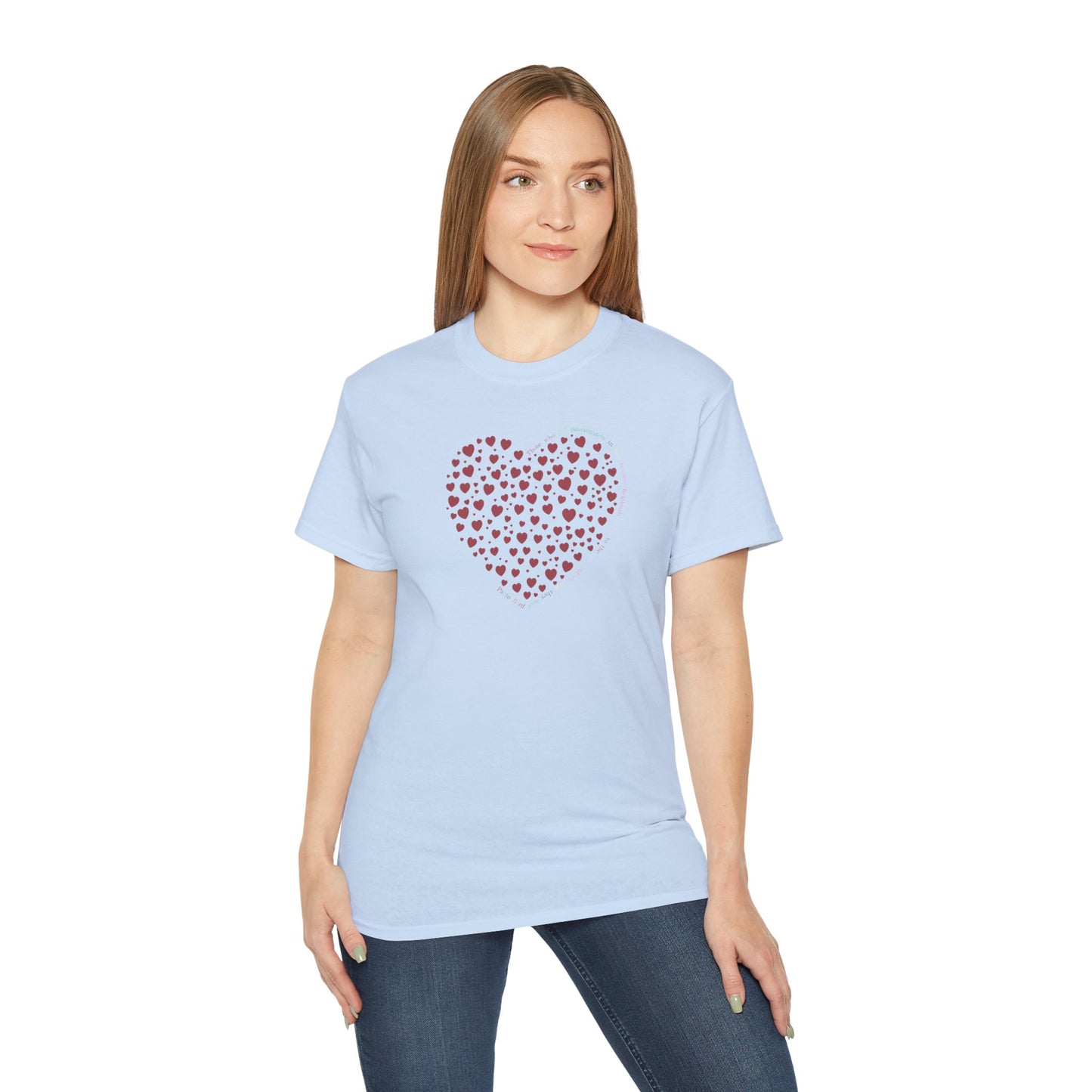 Red Heart Unisex Kurzarm-T-Shirt