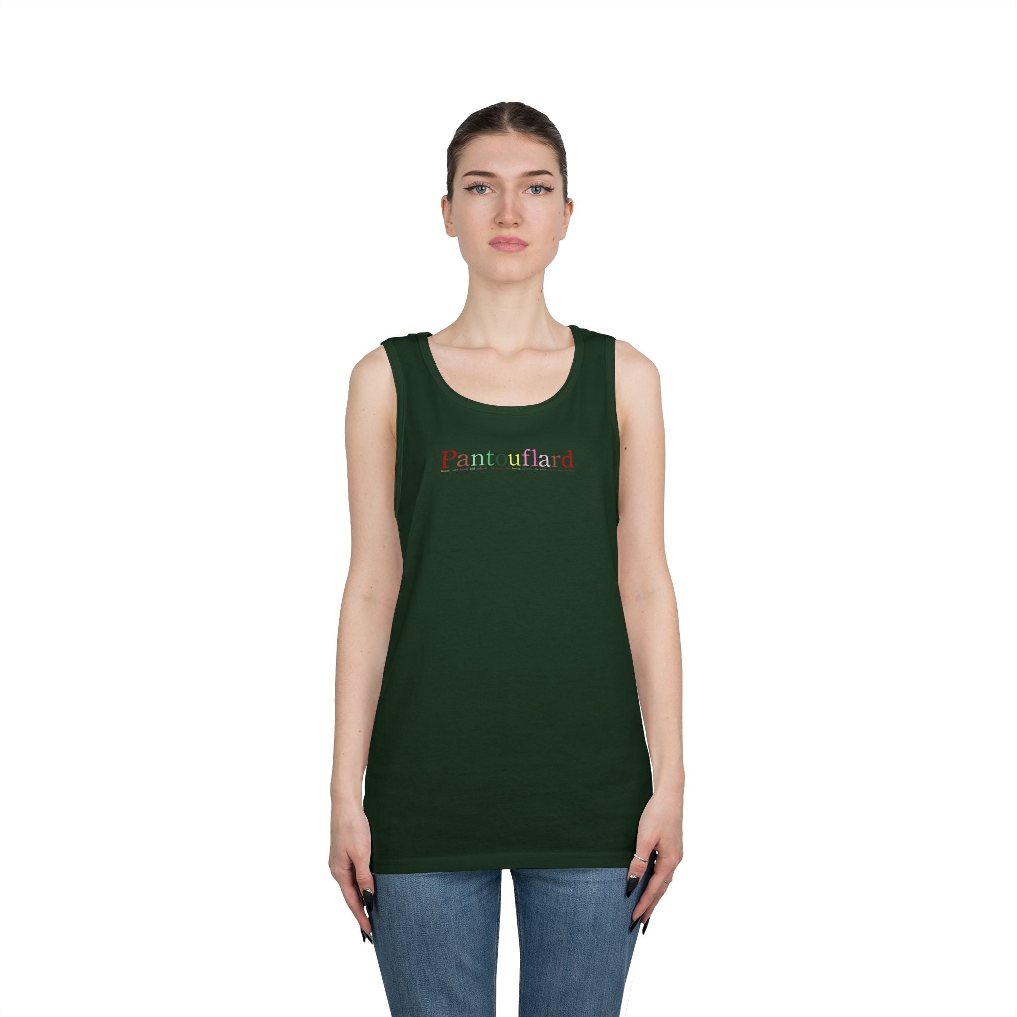 Unisex Heavy Cotton Tank Top - Classic Fit Sleeveless Shirt
