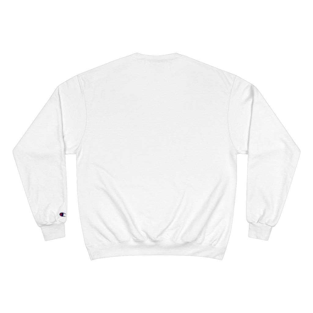 Old Money Aesthetic Champion Crewneck - Pantouflard Pastel Logo (Sustainable Eco-Fleece Sweatshirt)