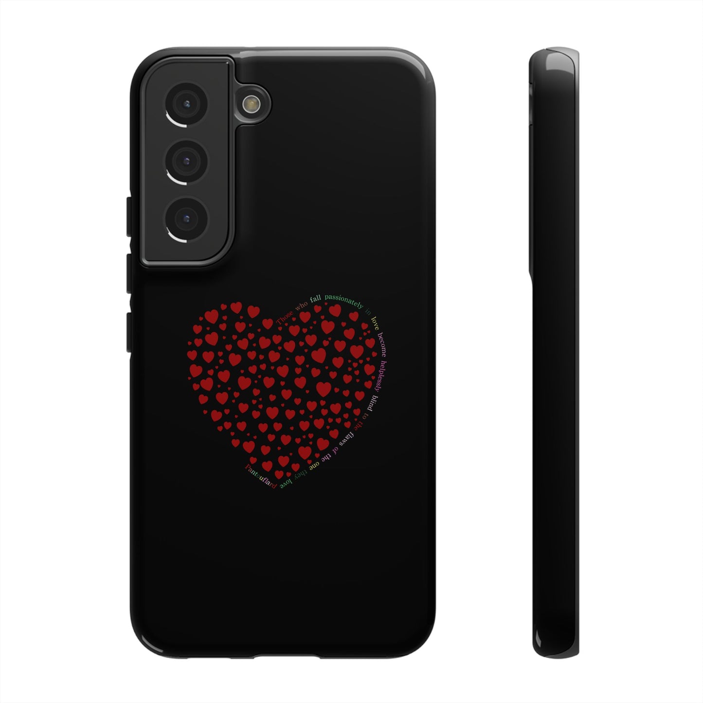 Fundas de corazón rojo para teléfonos iPhone, Galaxy, Google Pixel (54 tipos)