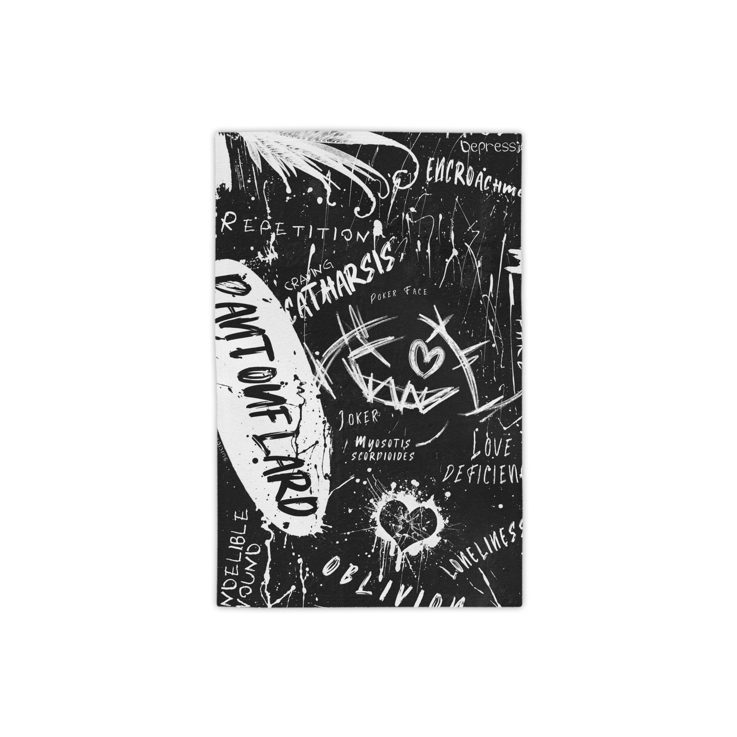 Trendy Artistic Beach Towels, Graffiti Towel, Unique Pool Accessory, Gift for Beach Lovers, Summer Essentials