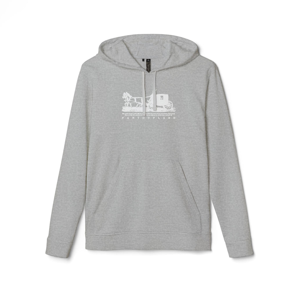 Old Money Tennis Club Hoodie - The Timeless Carriage II (Authentic Adidas Performance Fleece)