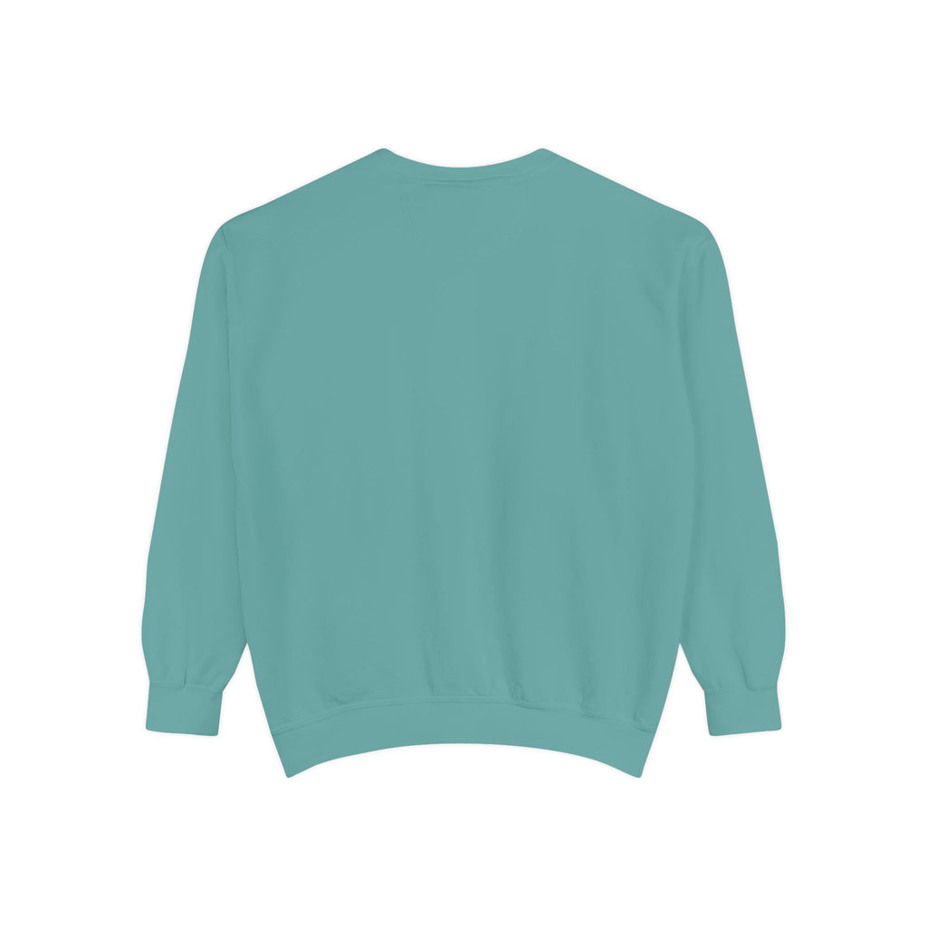 Unisex White Pantouflard Carriage Cotton Blend Sweatshirt