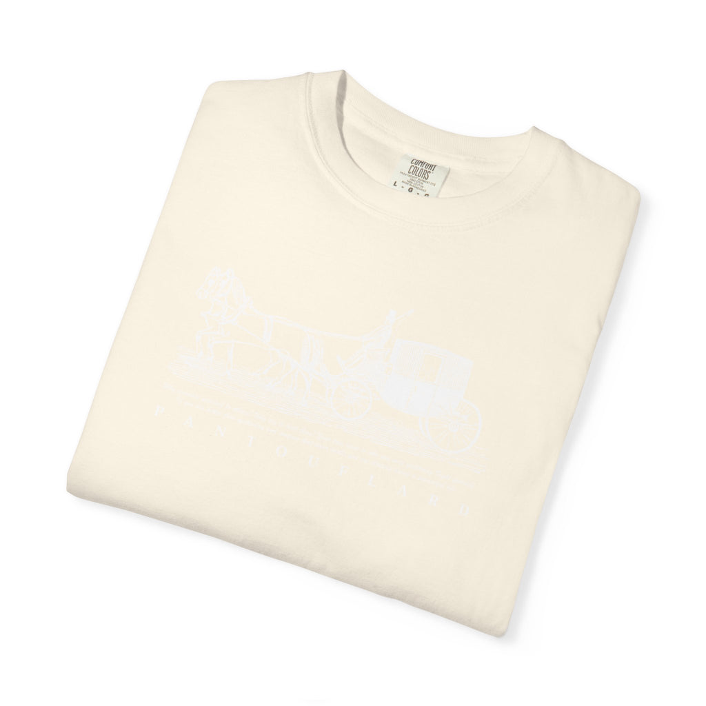 Unisex Burnt Orange Hanes Vintage Carriage Graphic 100% Cotton T-Shirt