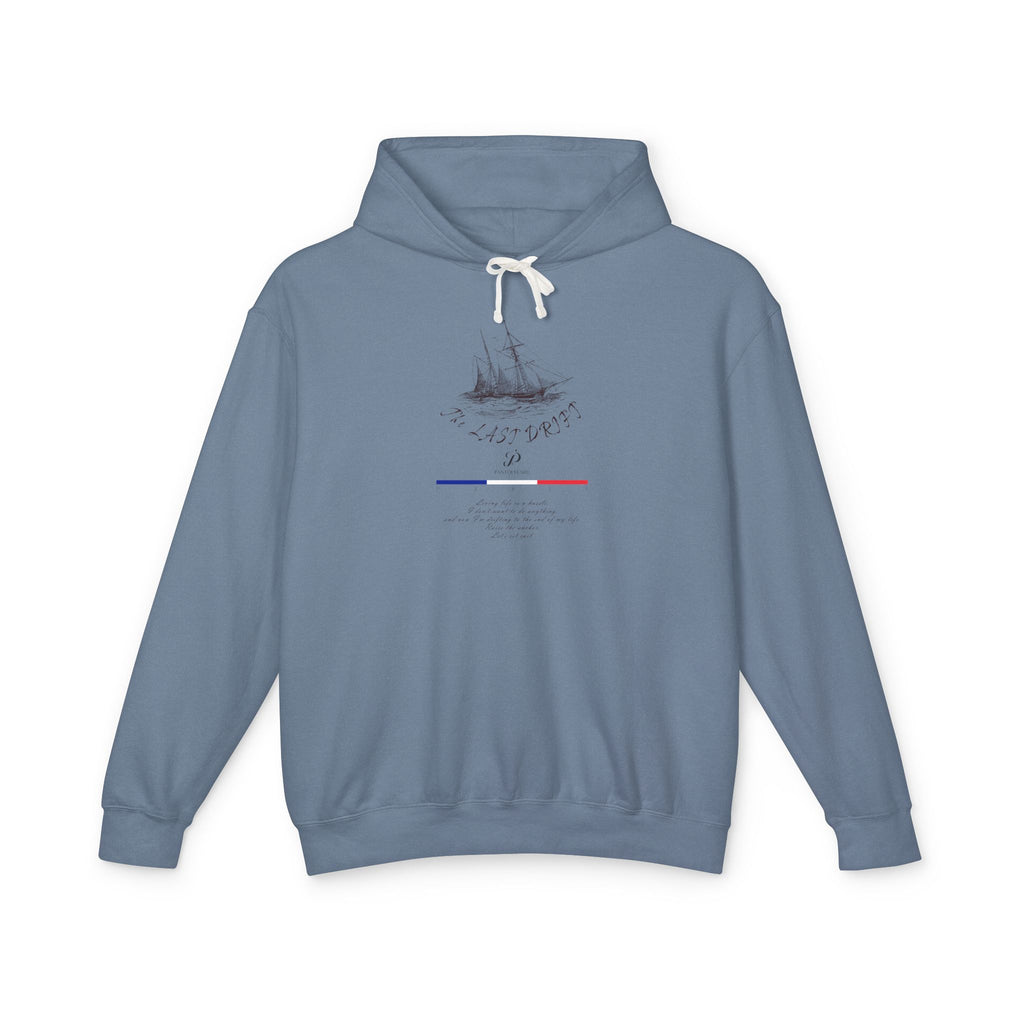Old Money Nautical Heritage Hoodie - The Last Drift I (Lightweight 100% Cotton Coastal Pullover)