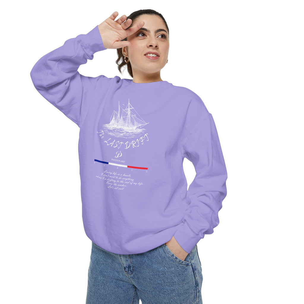 Unisex Navy Last Drift Cotton Blend Sweatshirt